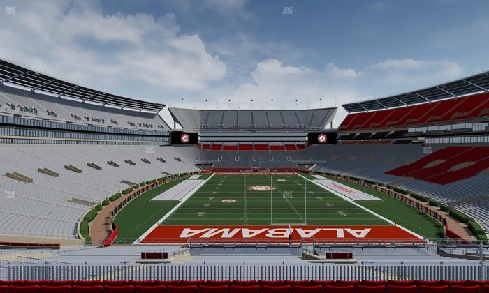 Bryant-Denny Stadium - Section North Zone 6 Seat View