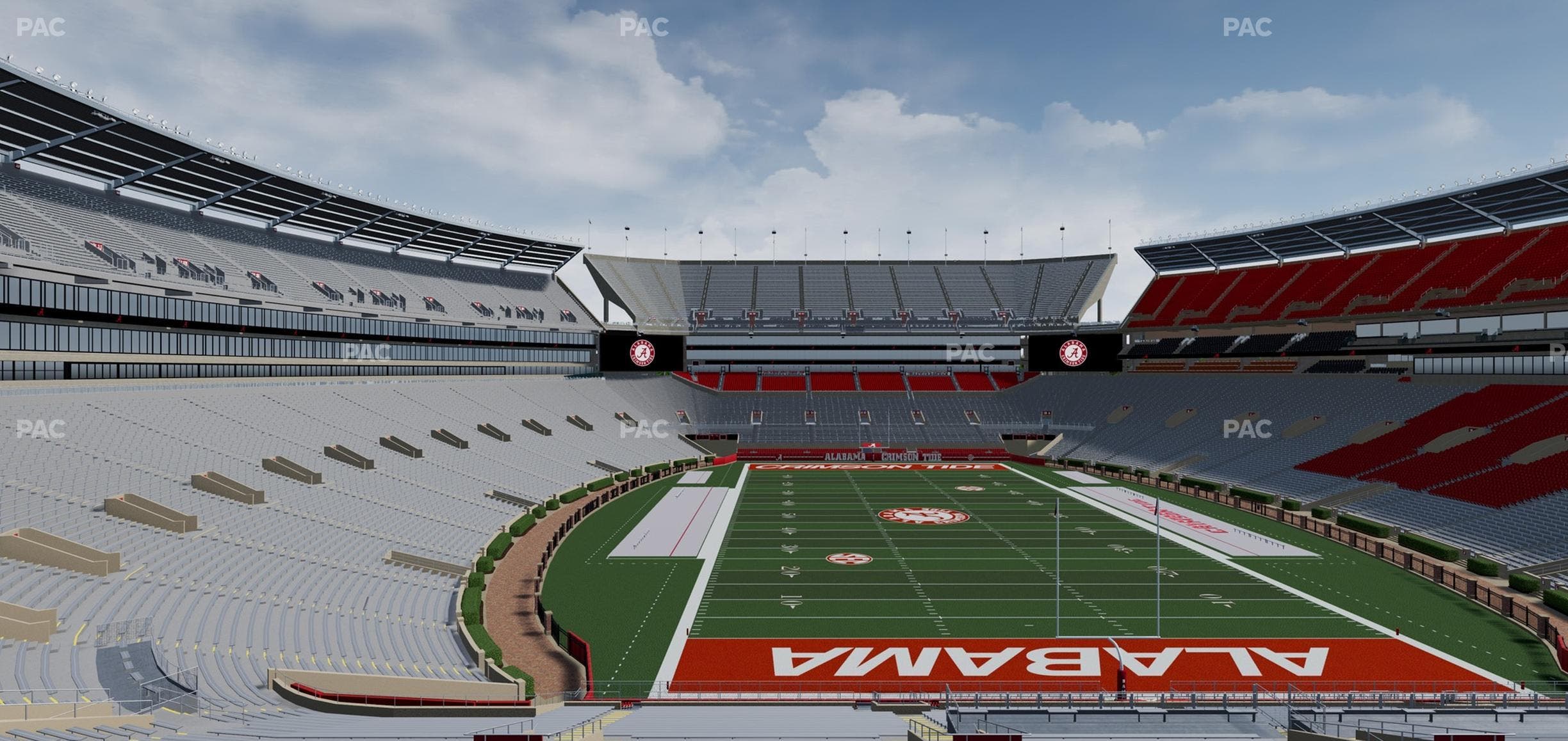 Bryant-Denny Stadium - Section North Zone 7 Seat View