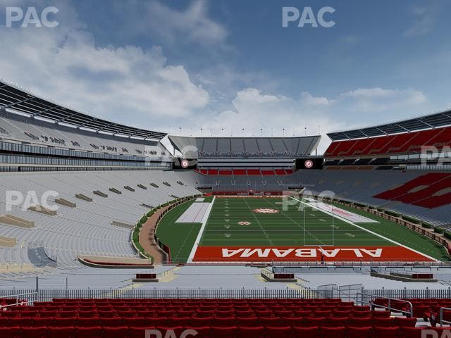 Bryant-Denny Stadium - Section North Zone 7 Seat View