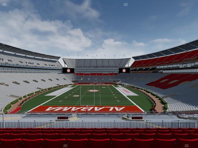 Bryant-Denny Stadium - Section North Zone 7 Seat View