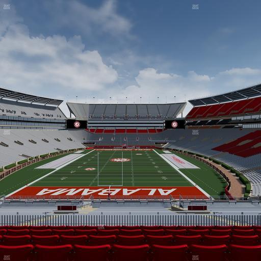 Bryant-Denny Stadium - Section North Zone 7 Seat View