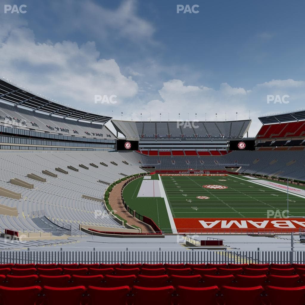 Bryant-Denny Stadium - Section North Zone 8 Seat View