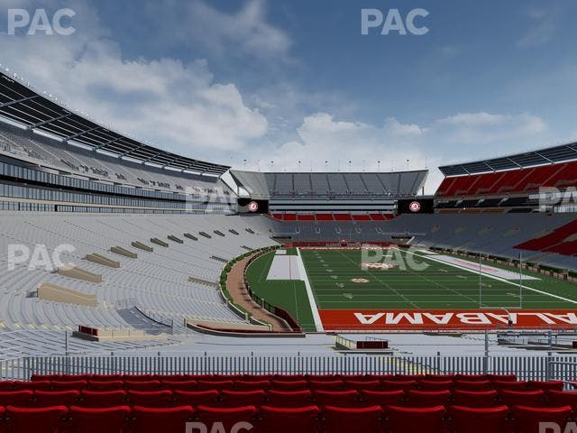 Bryant-Denny Stadium - Section North Zone 8 Seat View