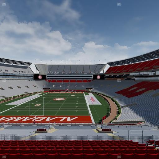 Bryant-Denny Stadium - Section North Zone 8 Seat View