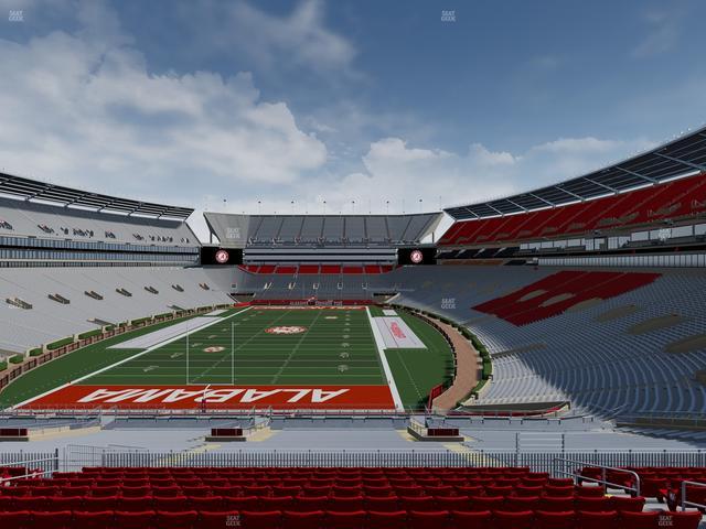 Bryant-Denny Stadium - Section North Zone 8 Seat View