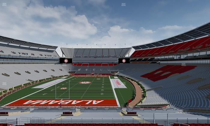 Bryant-Denny Stadium - Section North Zone 8 Seat View