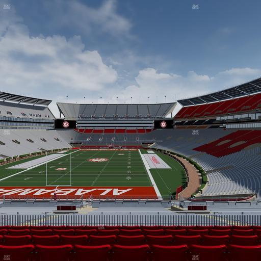Bryant-Denny Stadium - Section North Zone 8 Seat View