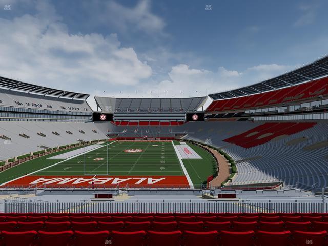 Bryant-Denny Stadium - Section North Zone 8 Seat View
