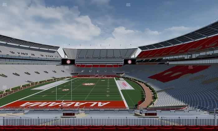 Bryant-Denny Stadium - Section North Zone 8 Seat View