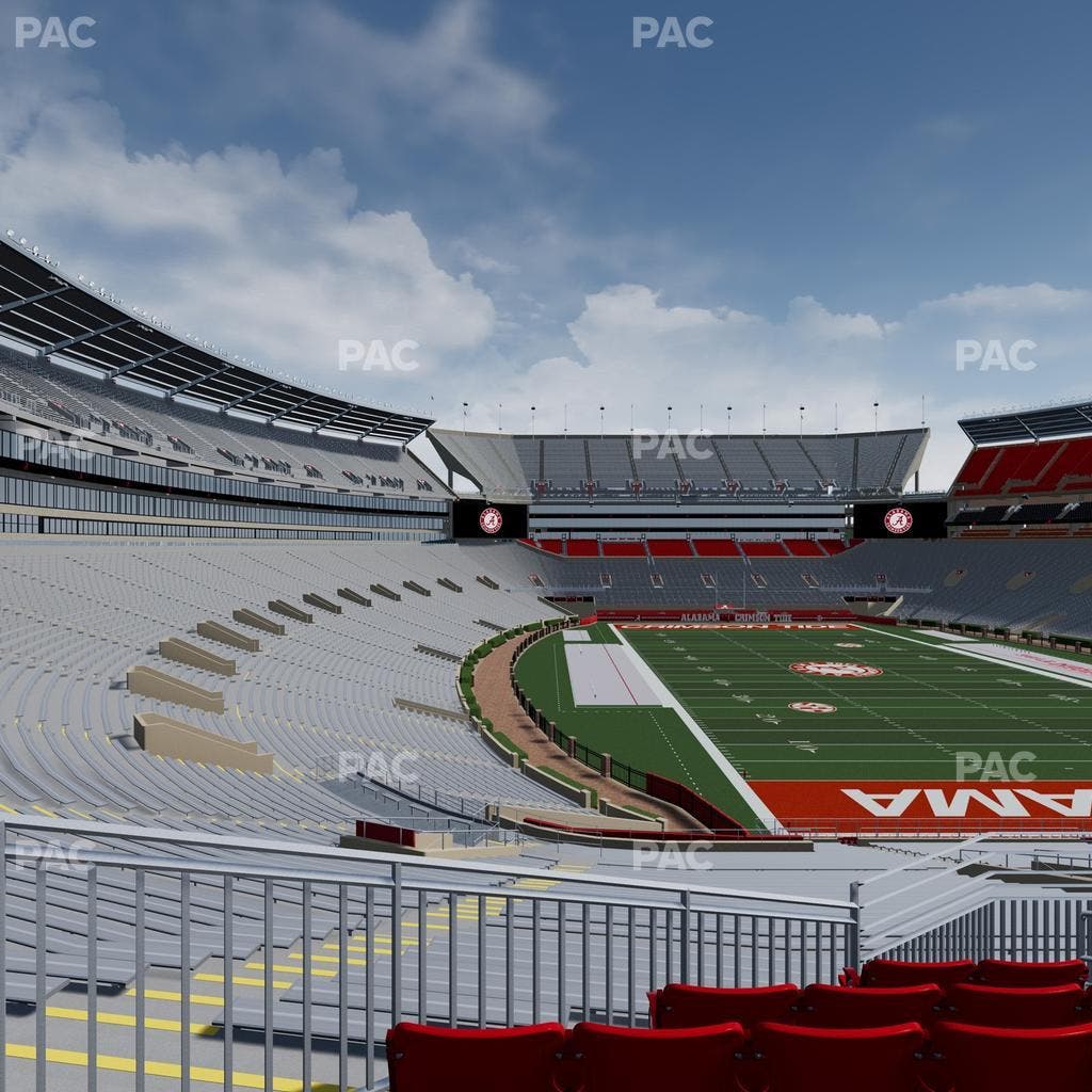 Bryant-Denny Stadium - Section North Zone 9 Seat View