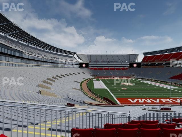Bryant-Denny Stadium - Section North Zone 9 Seat View