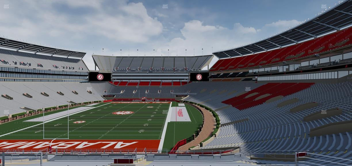 Bryant-Denny Stadium - Section North Zone 9 Seat View