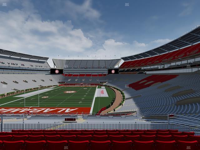 Bryant-Denny Stadium - Section North Zone 9 Seat View