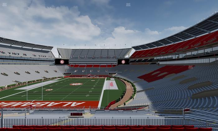 Bryant-Denny Stadium - Section North Zone 9 Seat View