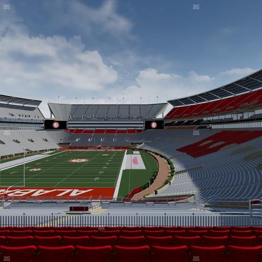 Bryant-Denny Stadium - Section North Zone 9 Seat View