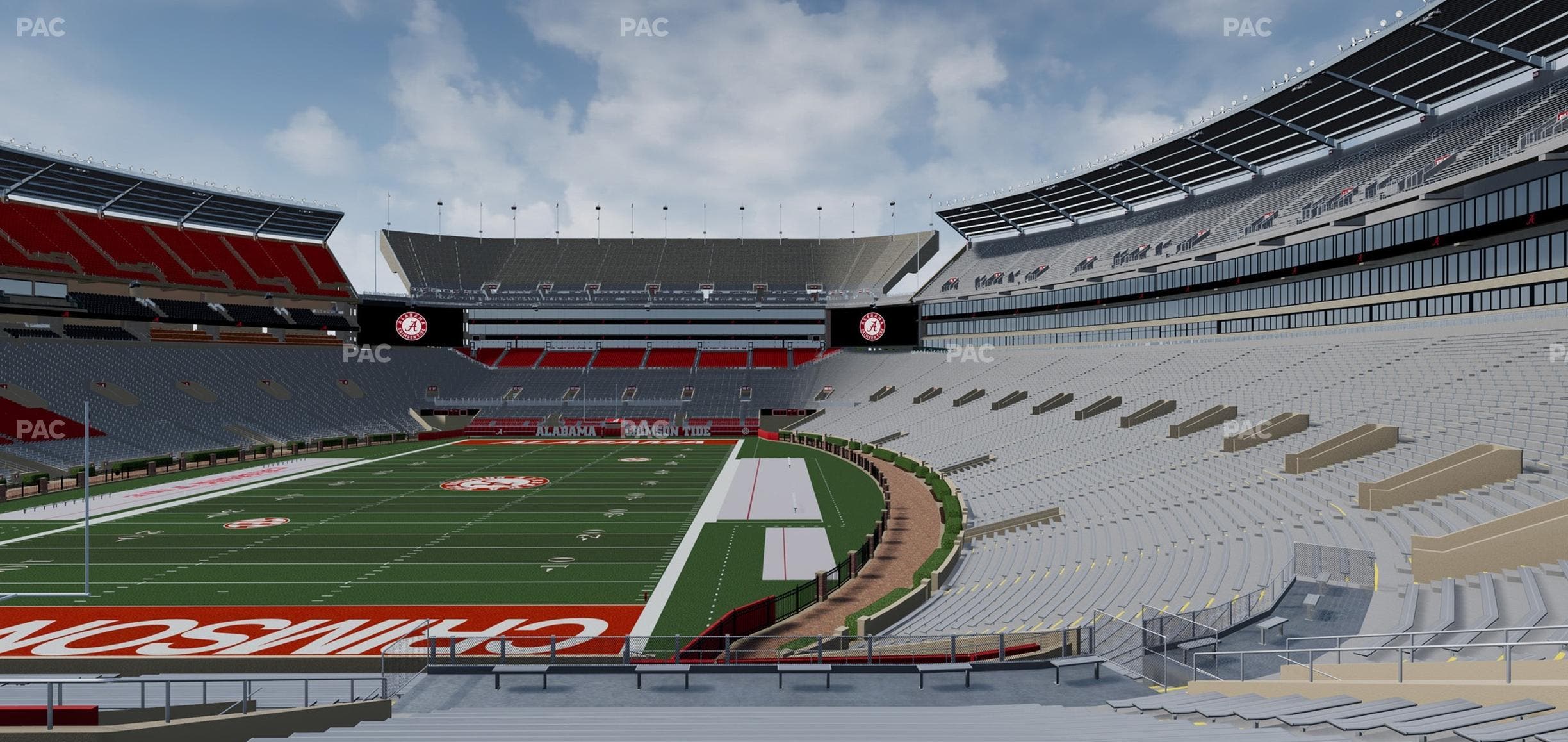 Bryant-Denny Stadium - Section S 2 Seat View