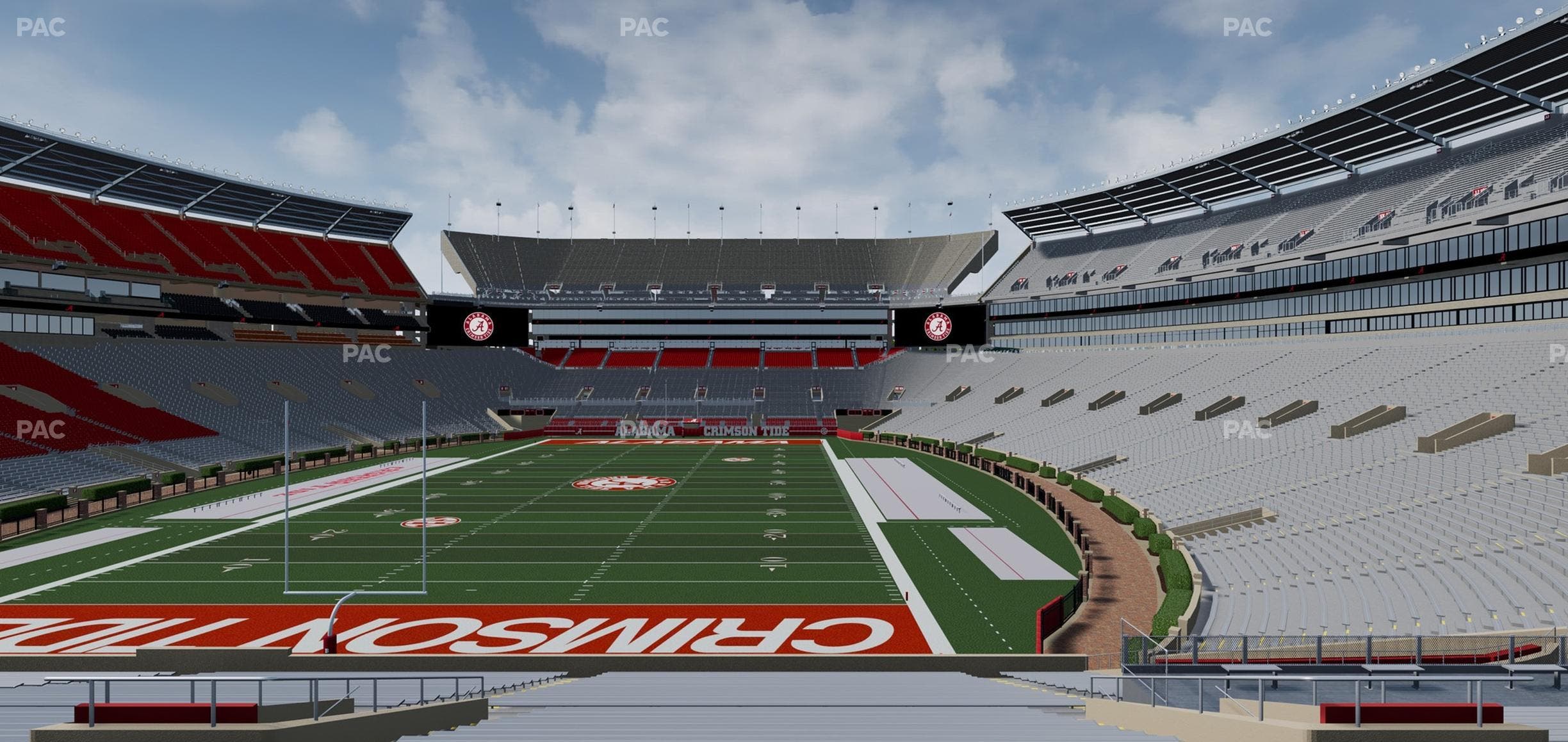 Bryant-Denny Stadium - Section S 3 Seat View