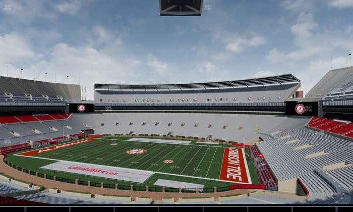 Bryant-Denny Stadium - Section South Champions Club 4 Seat View