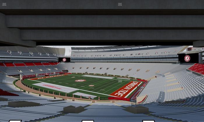 Bryant-Denny Stadium - Section South Loge Box 11 Seat View