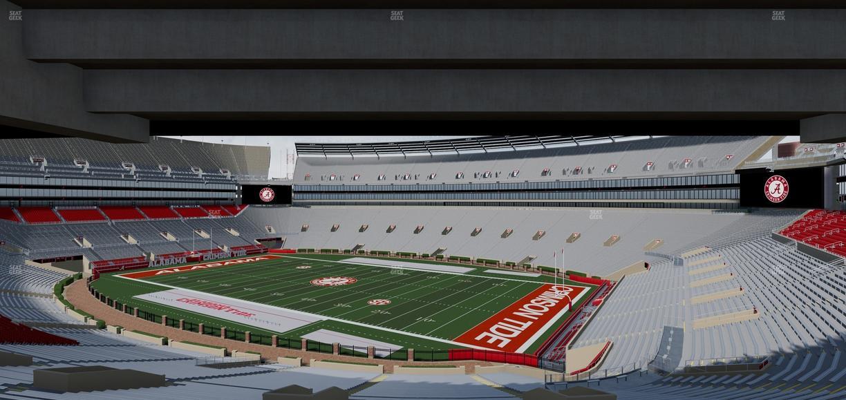 Bryant-Denny Stadium - Section South Loge Box 18 Seat View