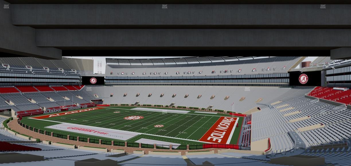 Bryant-Denny Stadium - Section South Loge Box 19 Seat View
