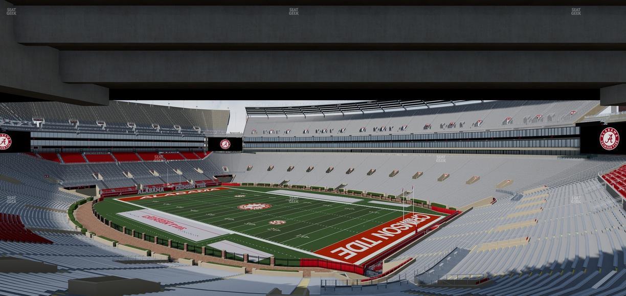 Bryant-Denny Stadium - Section South Loge Box 3 Seat View