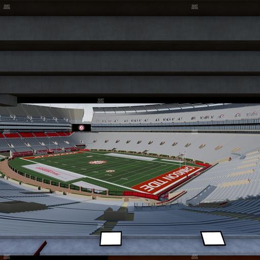 Bryant-Denny Stadium - Section South Loge Box 3 Seat View