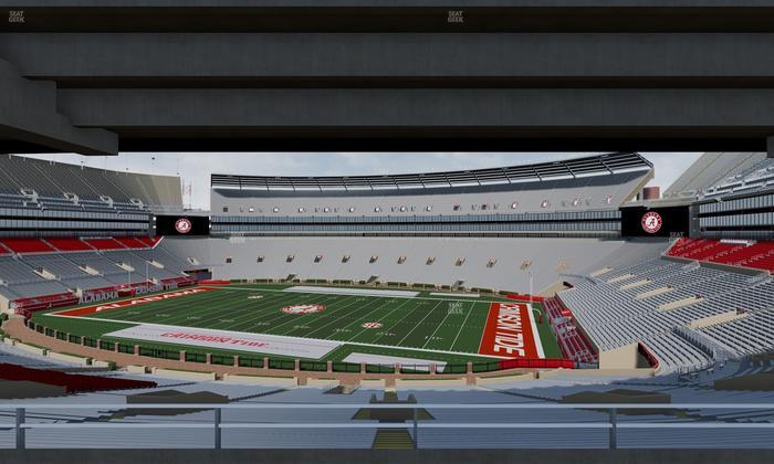 Bryant-Denny Stadium - Section South Terrace Club 1 Seat View