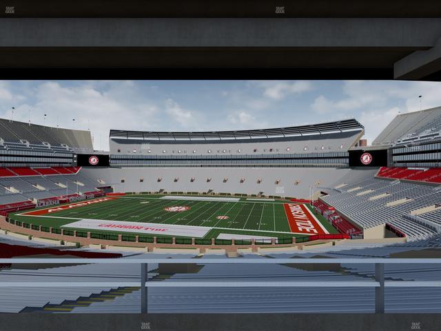 Bryant-Denny Stadium - Section South Terrace Club 2 Seat View