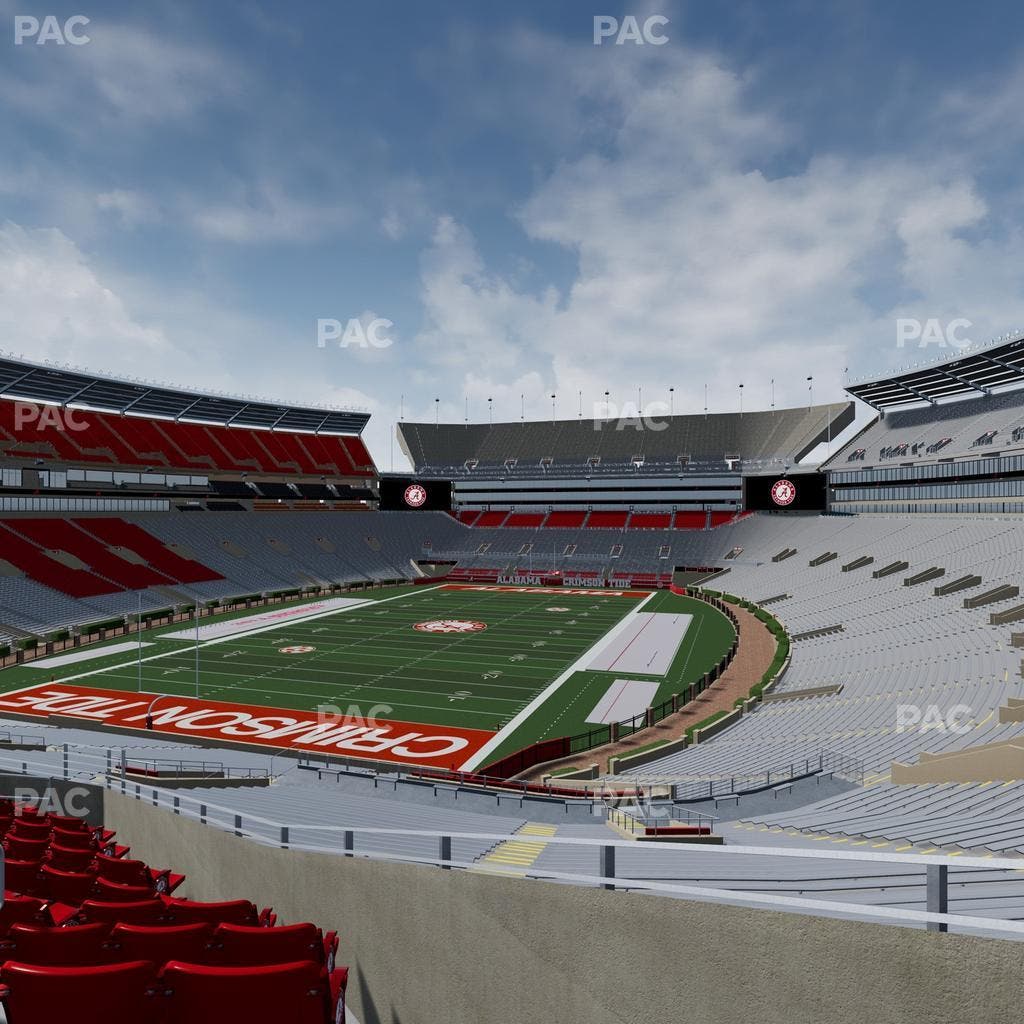 Bryant-Denny Stadium - Section South Zone 1 Seat View