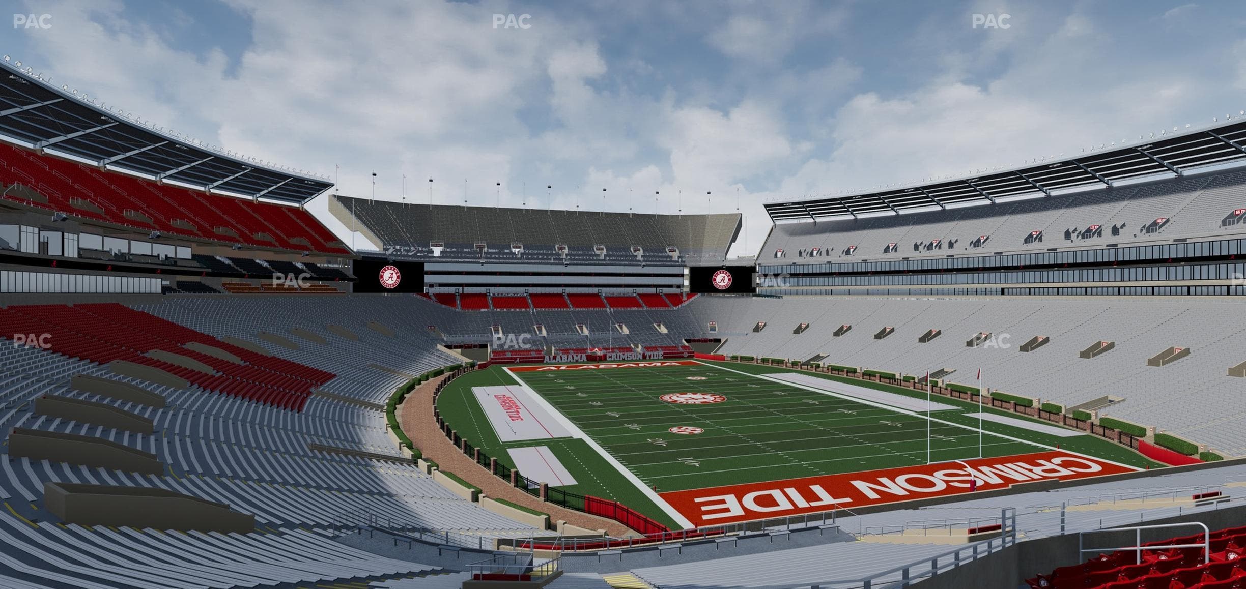 Bryant-Denny Stadium - Section South Zone 10 Seat View