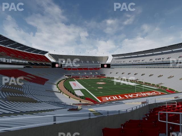 Bryant-Denny Stadium - Section South Zone 10 Seat View