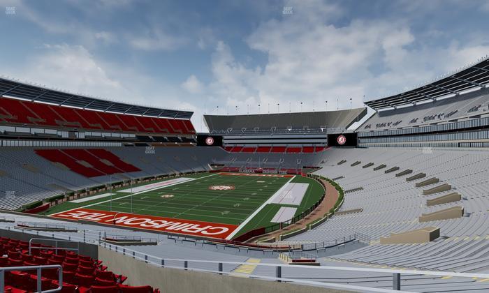Bryant-Denny Stadium - Section South Zone 11 Seat View