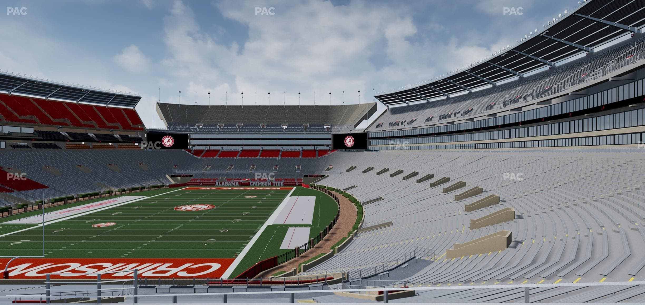 Bryant-Denny Stadium - Section South Zone 2 Seat View