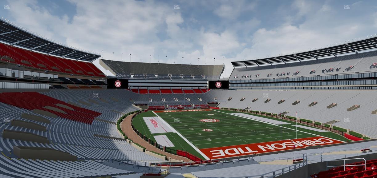 Bryant-Denny Stadium - Section South Zone 2 Seat View