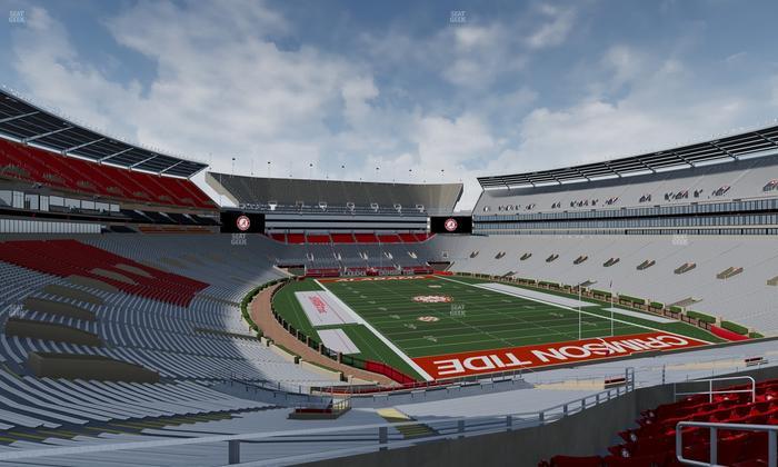 Bryant-Denny Stadium - Section South Zone 2 Seat View