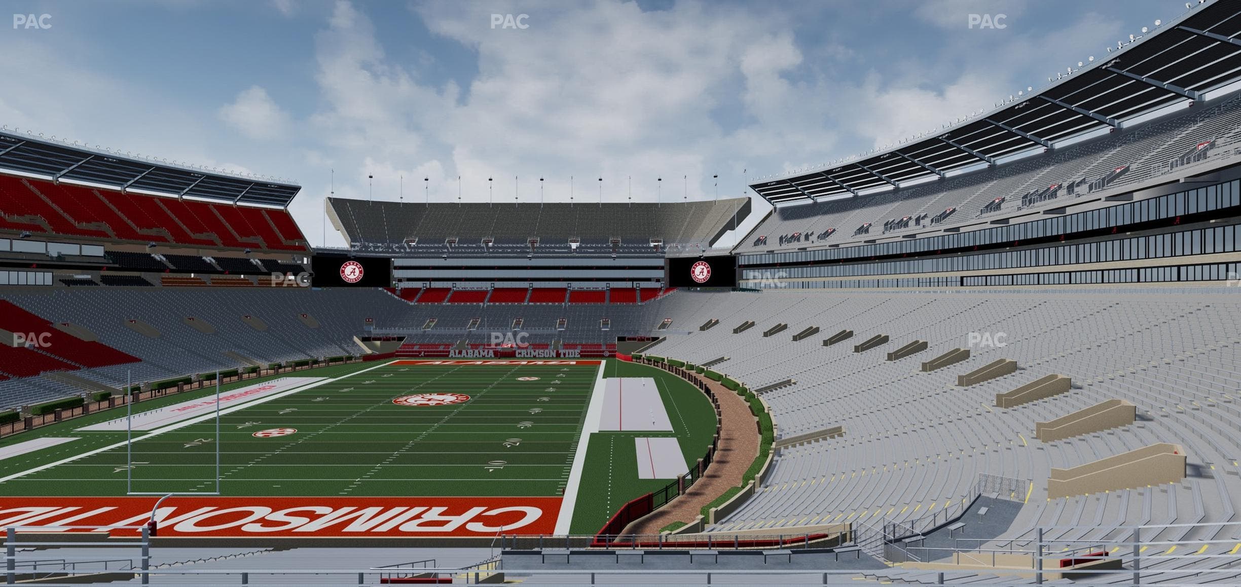 Bryant-Denny Stadium - Section South Zone 3 Seat View