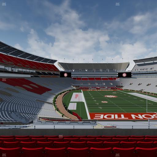 Bryant-Denny Stadium - Section South Zone 4 Seat View
