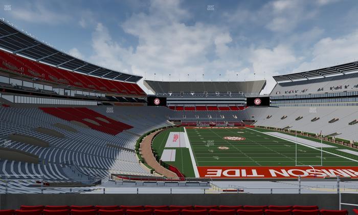 Bryant-Denny Stadium - Section South Zone 4 Seat View