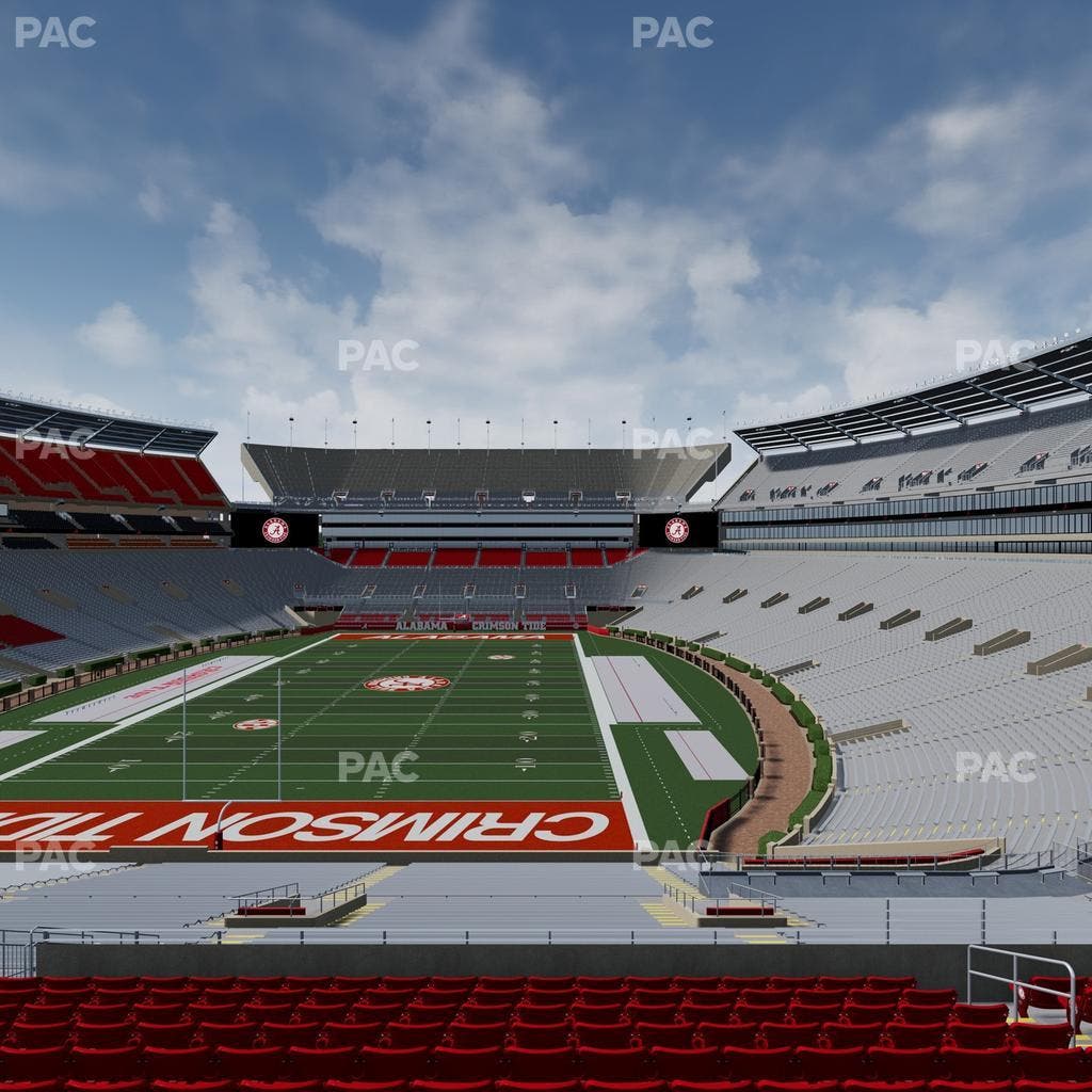 Bryant-Denny Stadium - Section South Zone 4 Seat View