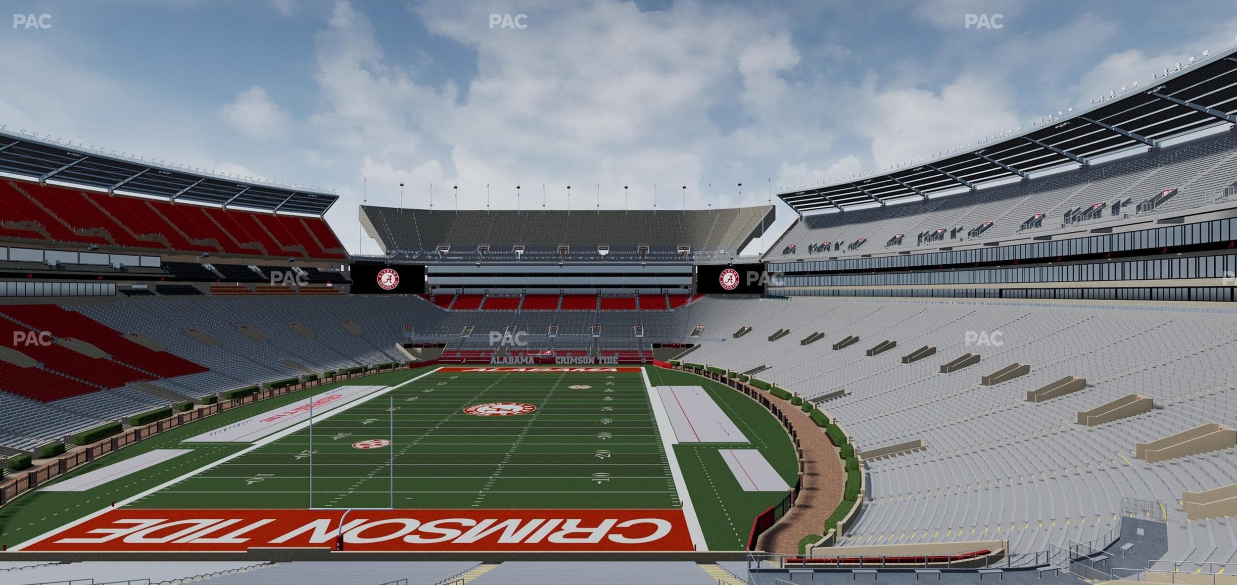 Bryant-Denny Stadium - Section South Zone 4 Seat View