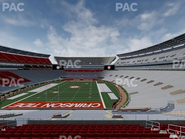 Bryant-Denny Stadium - Section South Zone 4 Seat View
