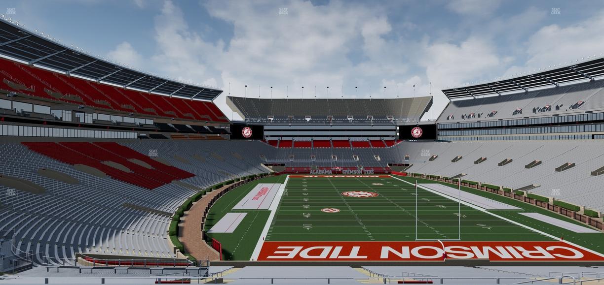 Bryant-Denny Stadium - Section South Zone 5 Seat View