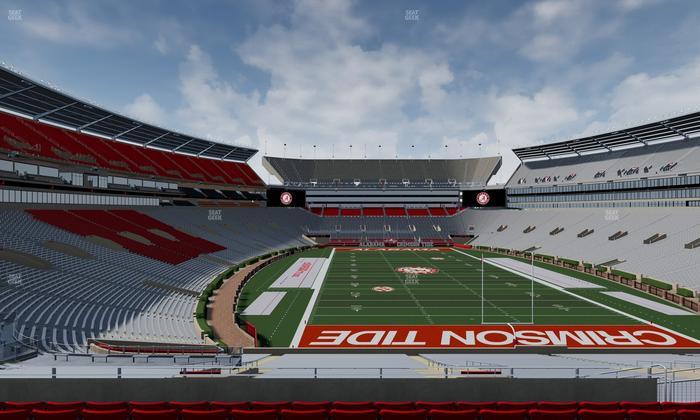 Bryant-Denny Stadium - Section South Zone 5 Seat View