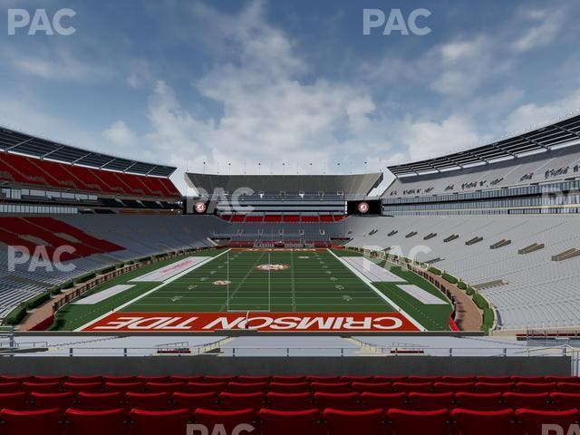 Bryant-Denny Stadium - Section South Zone 5 Seat View
