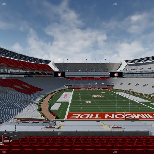 Bryant-Denny Stadium - Section South Zone 5 Seat View