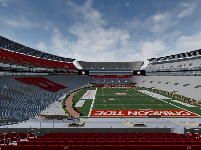 Bryant-Denny Stadium - Section South Zone 5 Seat View