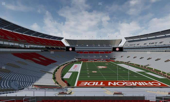 Bryant-Denny Stadium - Section South Zone 5 Seat View