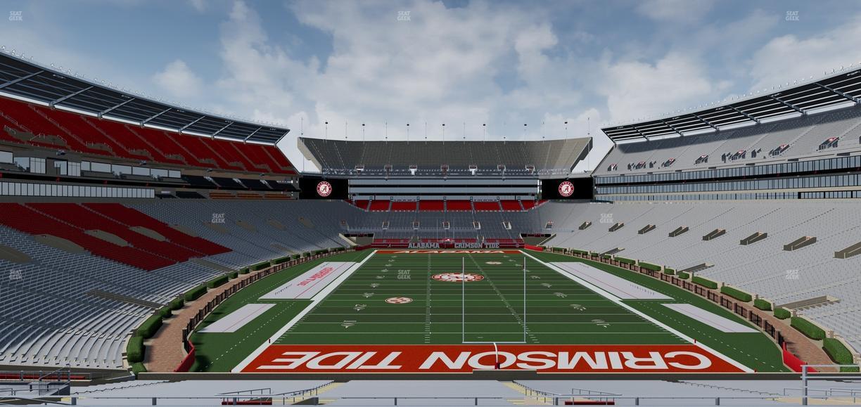 Bryant-Denny Stadium - Section South Zone 6 Seat View