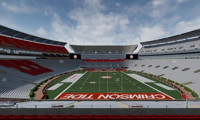 Bryant-Denny Stadium - Section South Zone 6 Seat View